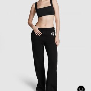 Black PINK brand Large wide leg sweatpants.